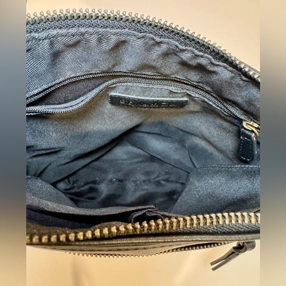 Style & Co Hudsonn North South Crossbody In Black Faux Leather - Picture 8 of 10